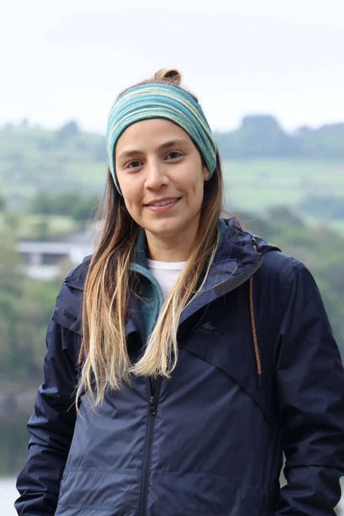 Natalia Largo, psicoterapeuta transpersonal y coach de vida, en el Camino de Santiago