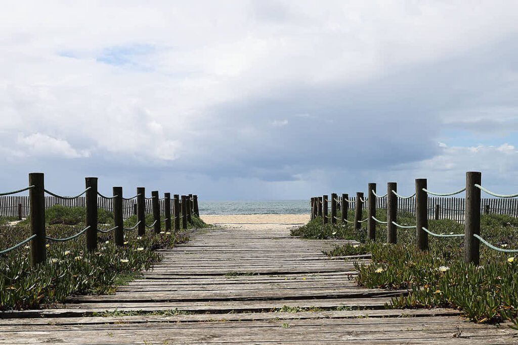 Camino Portugués junto al mar